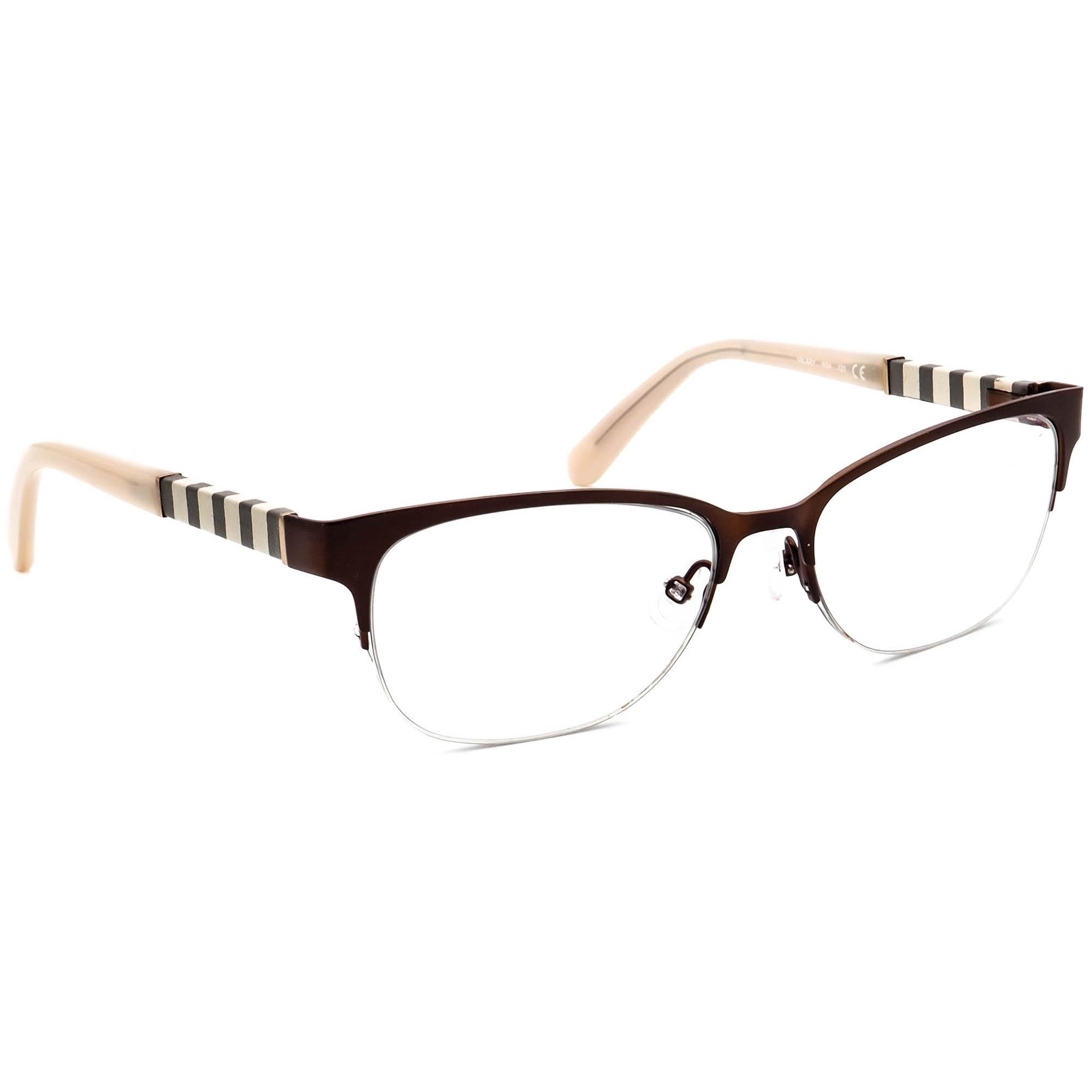 Kate Spade Valary 0W94 Bronze Striped Semi Rimless Eyeglasses Frames 49-16-135 Kate Spade New York Womens Eyeglass Frames Only 51-16-135  main image 2