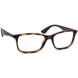 Ray-Ban Eyeglasses RB 7047 5573 Matte Tortoise/Brown Rectangular Frame 54-17 140