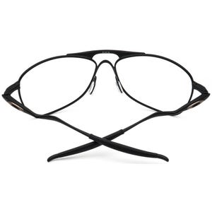 Oakley Men's Sunglasses Frame Only Crosshair Satin Black Aviator Metal 61 mm image 7