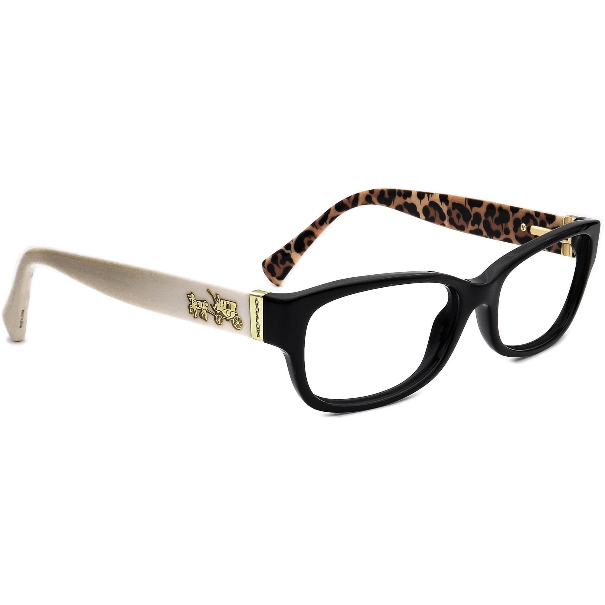 Coach Eyeglasses Hc6078 5336 Black Ivory Wild Beast Etsy Australia