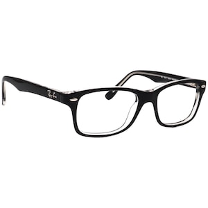 Ray-Ban Små Glasögon RB 1531 3529 Polerad Svart på Genomskinlig Fyrkantig Båge 48[]16 130 bild 1