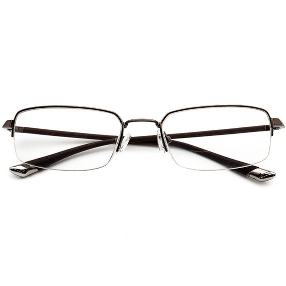 Nike Eyeglasses Brown Half Rim Frame 53[]16 145 - image 8