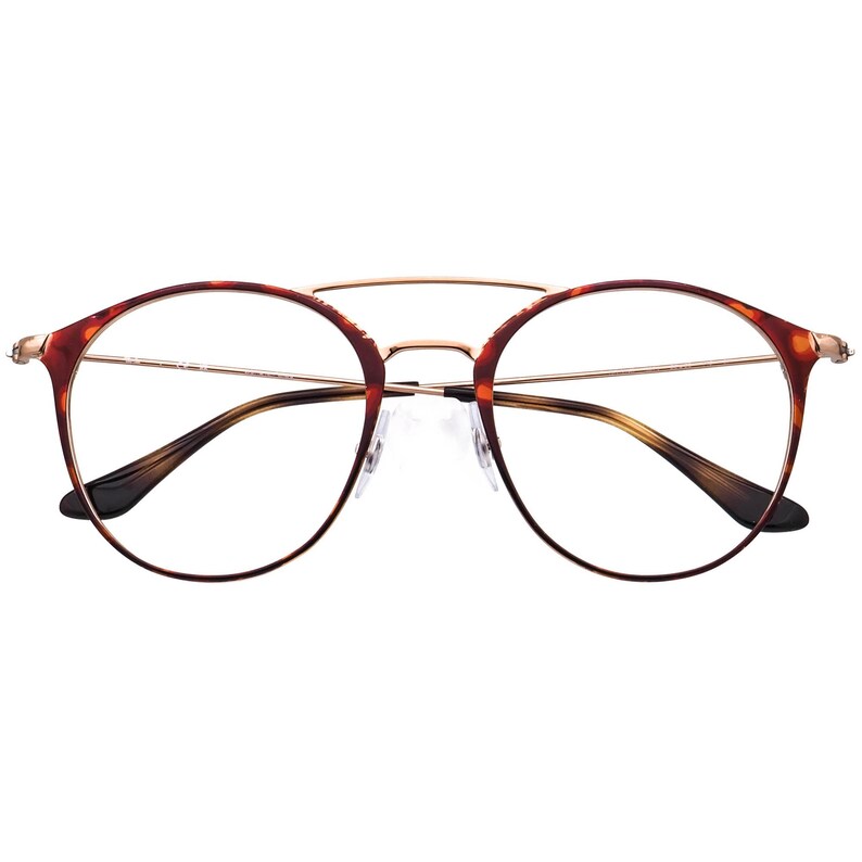 Ray-Ban Sunglasses Frame Only RB 3546 9074 Polished Havana Phantos Metal 52 mm image 6