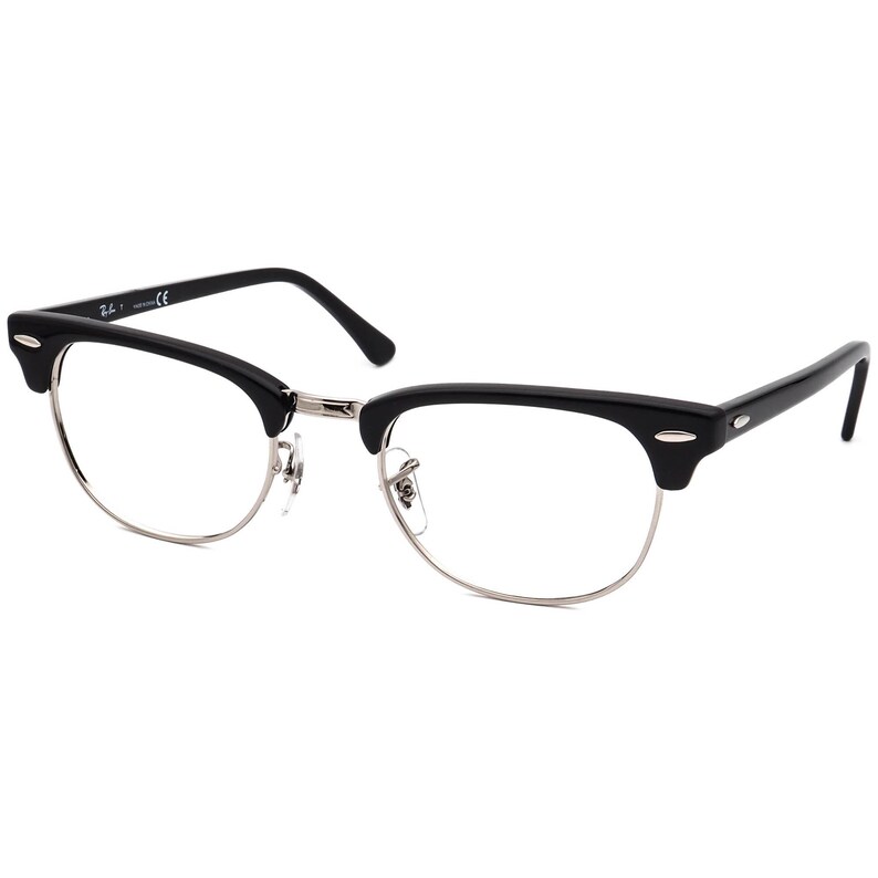 Ray-Ban Eyeglasses RB 5154 2000 Polished Black/Silver Square Frame 49[]21 140 image 3