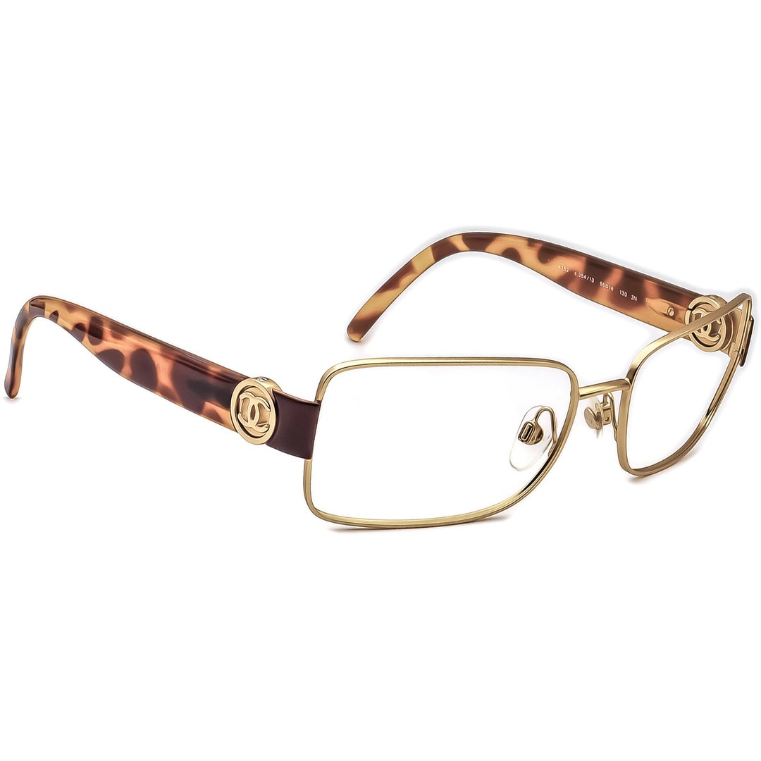 Chanel Sunglasses Frame Only 4152 C.354/13 Gold/leopard 