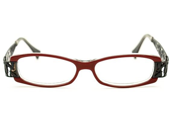 Jean Lafont Eyeglasses Evidence 650 Burgundy/Blac… - image 2