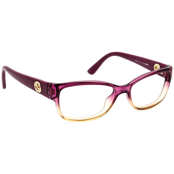 Gucci Eyeglasses GG 3790 LVZ Clear Violet Champagne Fade Frame - Etsy