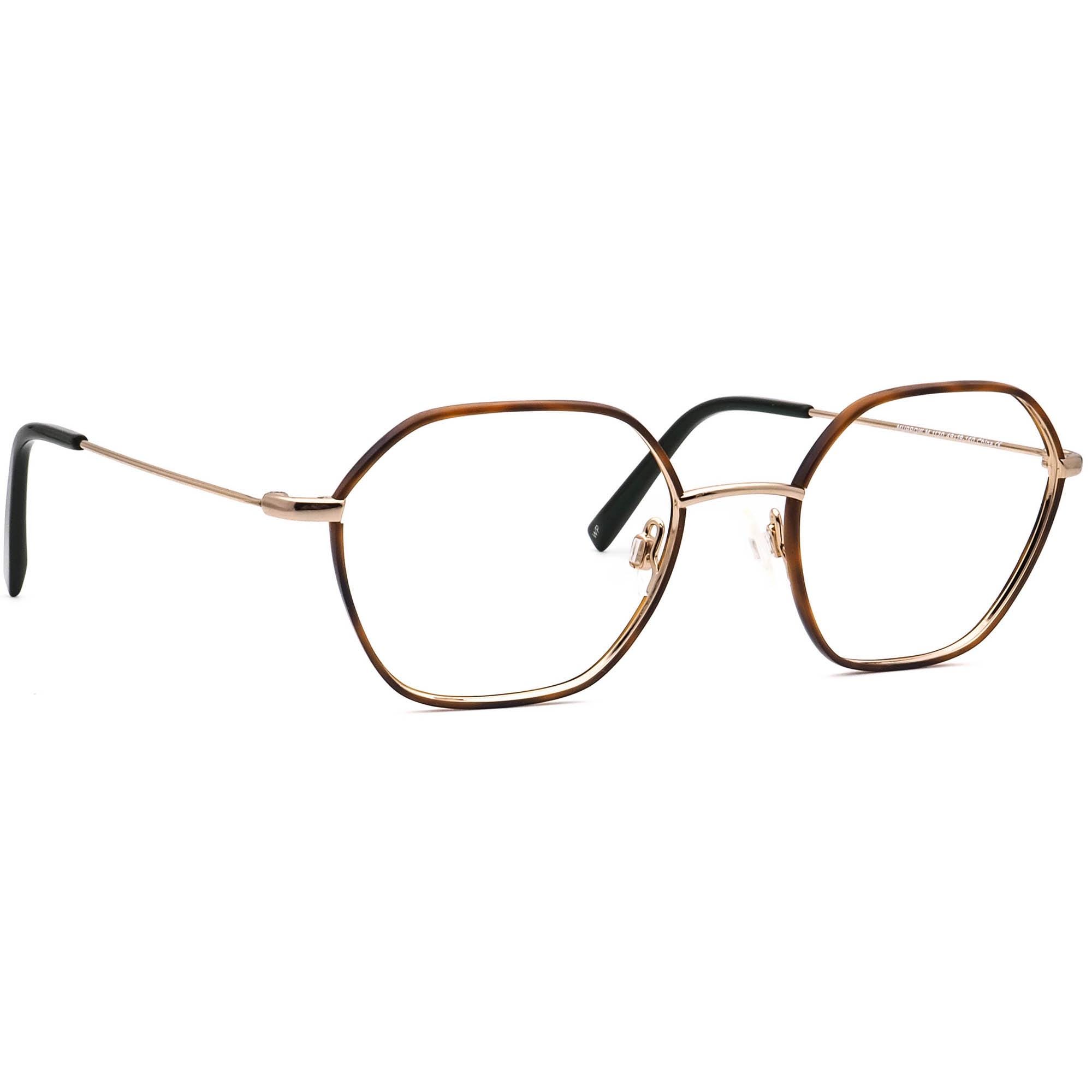 Warby Parker Murrow Glasses⚜️ Murrow Eyeglasses in Oak Barrel with Polished Gold | Warby  main image 2