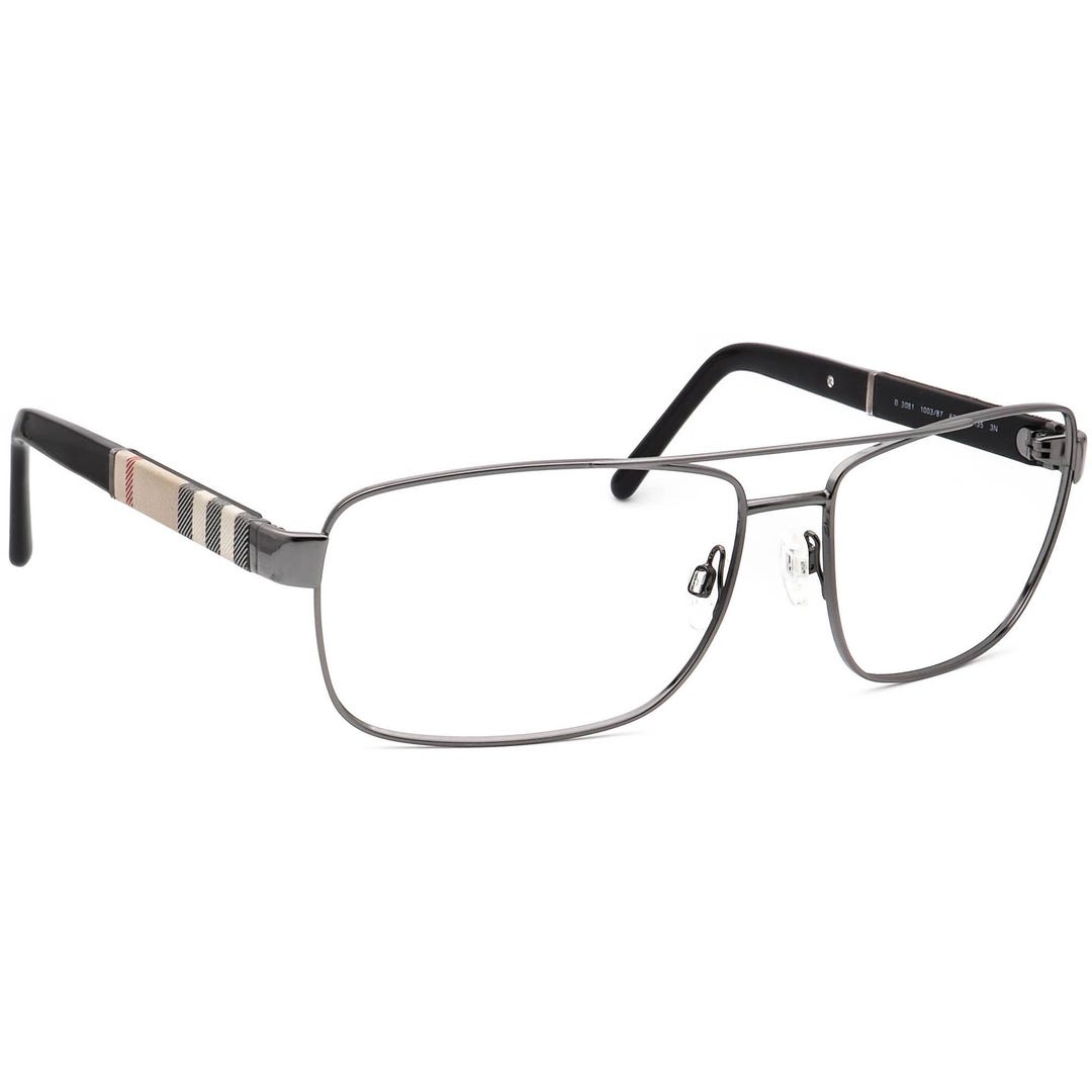 Buy Burberry Sunglasses Frame Only B 3081 1003/87 Gunmetal Pilot