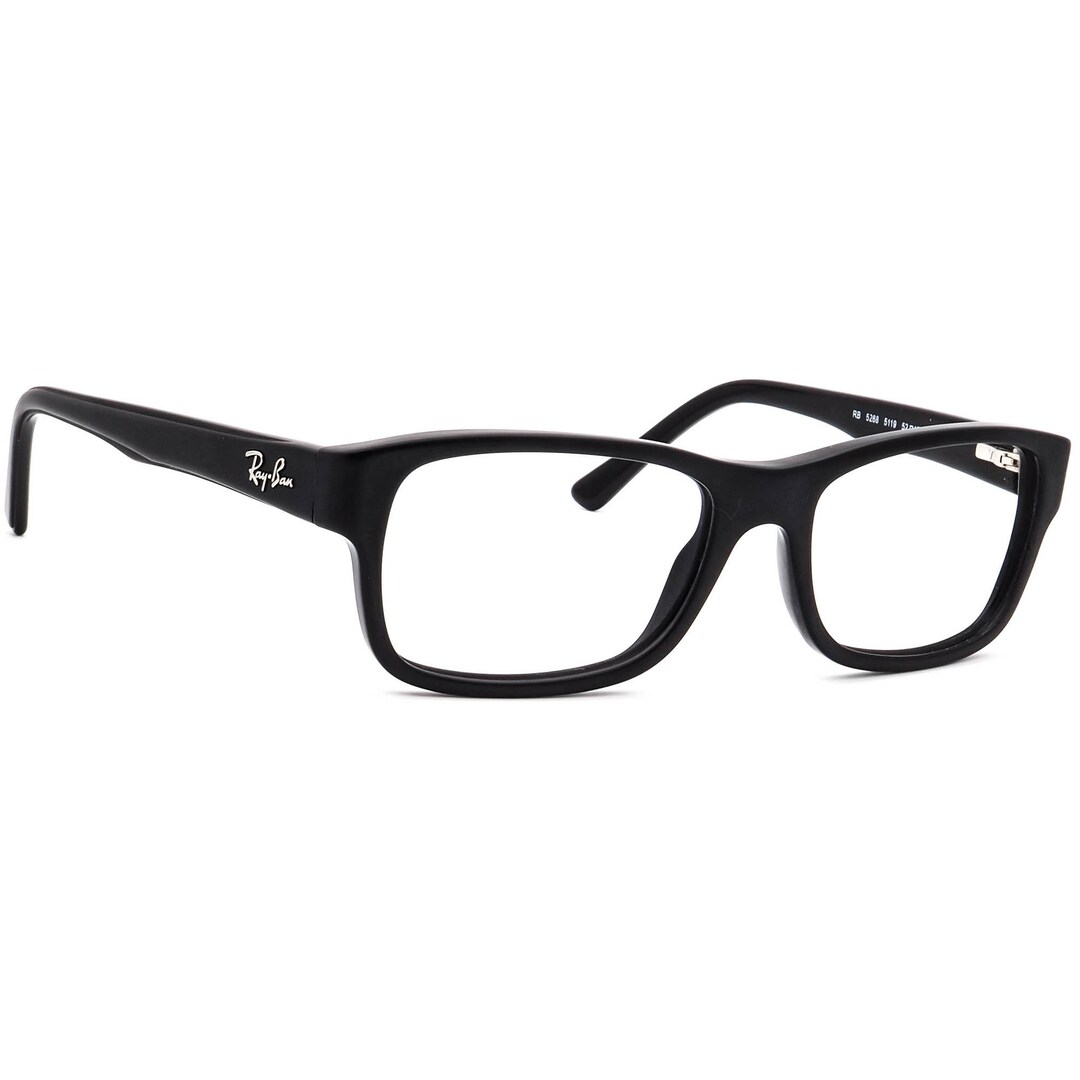 Ray-ban Eyeglasses RB 5268 5119 Black Square Frame 52[]17 135