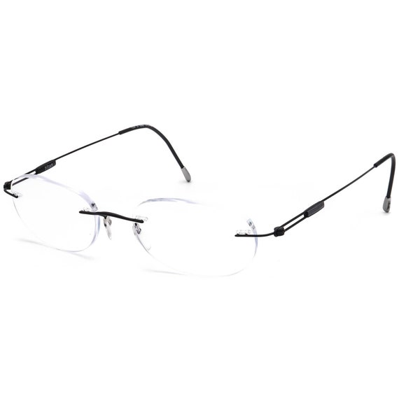 Silhouette Eyeglasses 7534 50 6082 TNG III Black … - image 3
