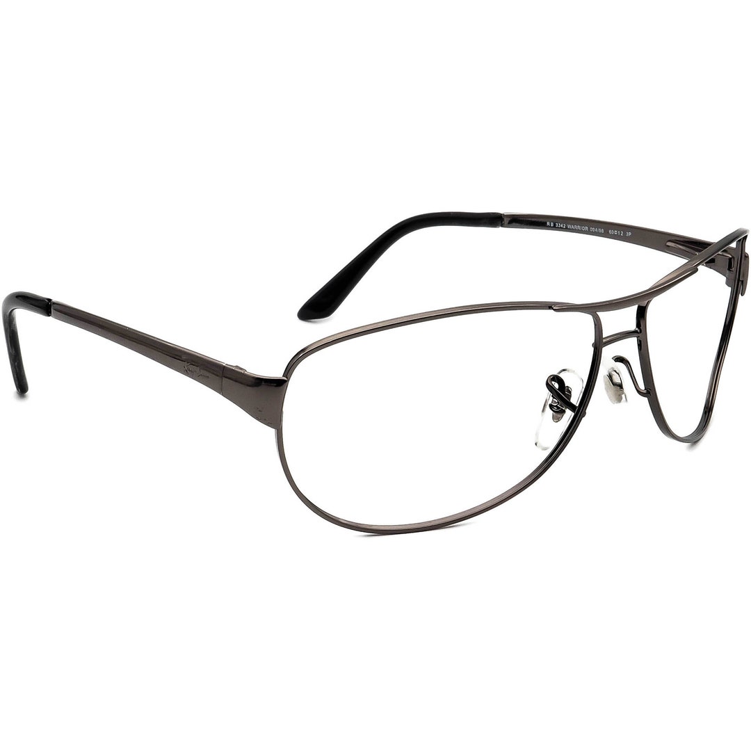 Ray-ban Sunglasses Frame Only RB 3342 Warrior 004/58 Gunmetal Aviator Italy  60mm - Etsy UK
