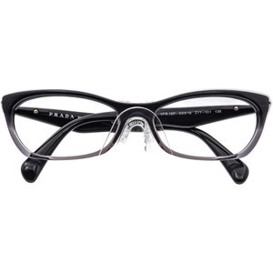 Prada Eyeglasses VPR 15P ZYY-1O1 Black&Clear Gradient Cat Eye Italy 5316 135 image 6