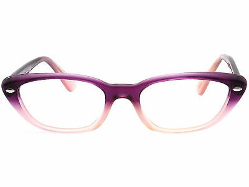 Ray Ban Eyeglasses RB 5242 5071 Violet Gradient Horn Rim Frame 5118 140 image 2