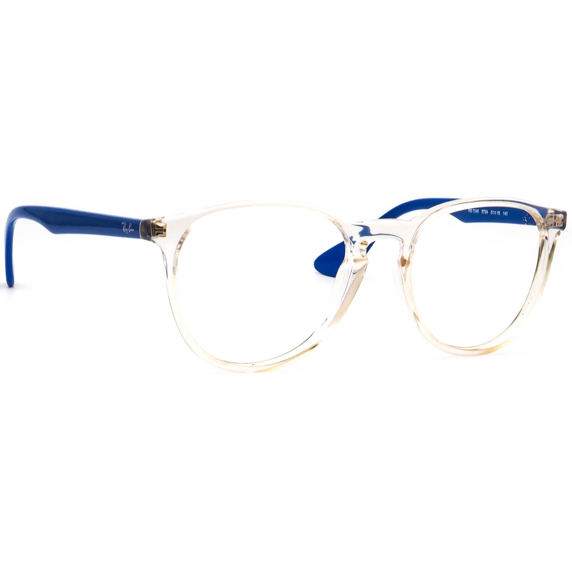 Ray-ban Eyeglasses RB 7046 5734 Transparent/blue Round Frame 51