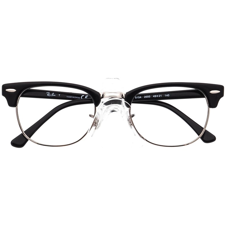 Ray-Ban Eyeglasses RB 5154 2000 Polished Black/Silver Square Frame 49[]21 140 image 6