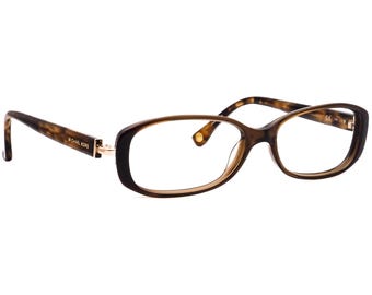 Michael Kors Women's Eyeglasses MK219 203 Brown Crystal Rectangular Frame 53[]15 135