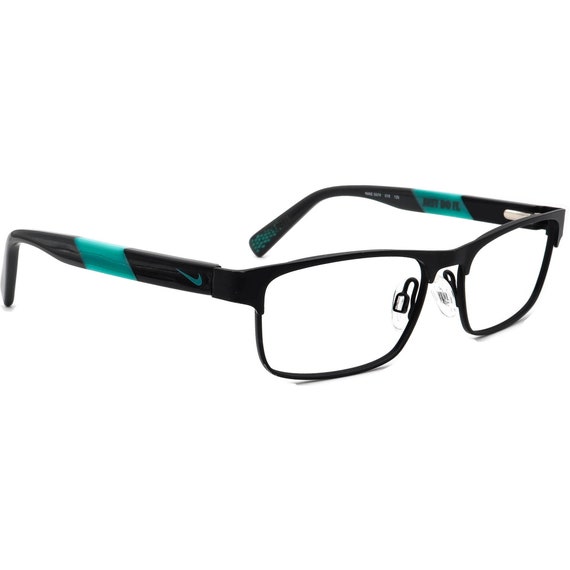 Nike Kids' Eyeglasses 5574 018 Black Rectangular F