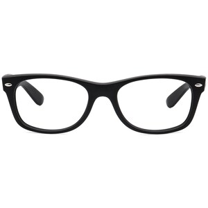 Ray-Ban Sunglasses Frame Only RB 2132 New Wayfarer 622 Matte Black Square Italy 52 mm image 2