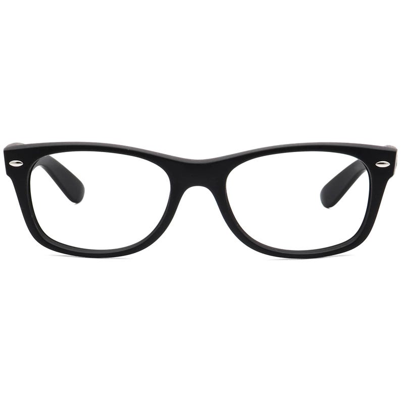 Ray-Ban Sunglasses Frame Only RB 2132 New Wayfarer 622 Matte Black Square Italy 52 mm image 2