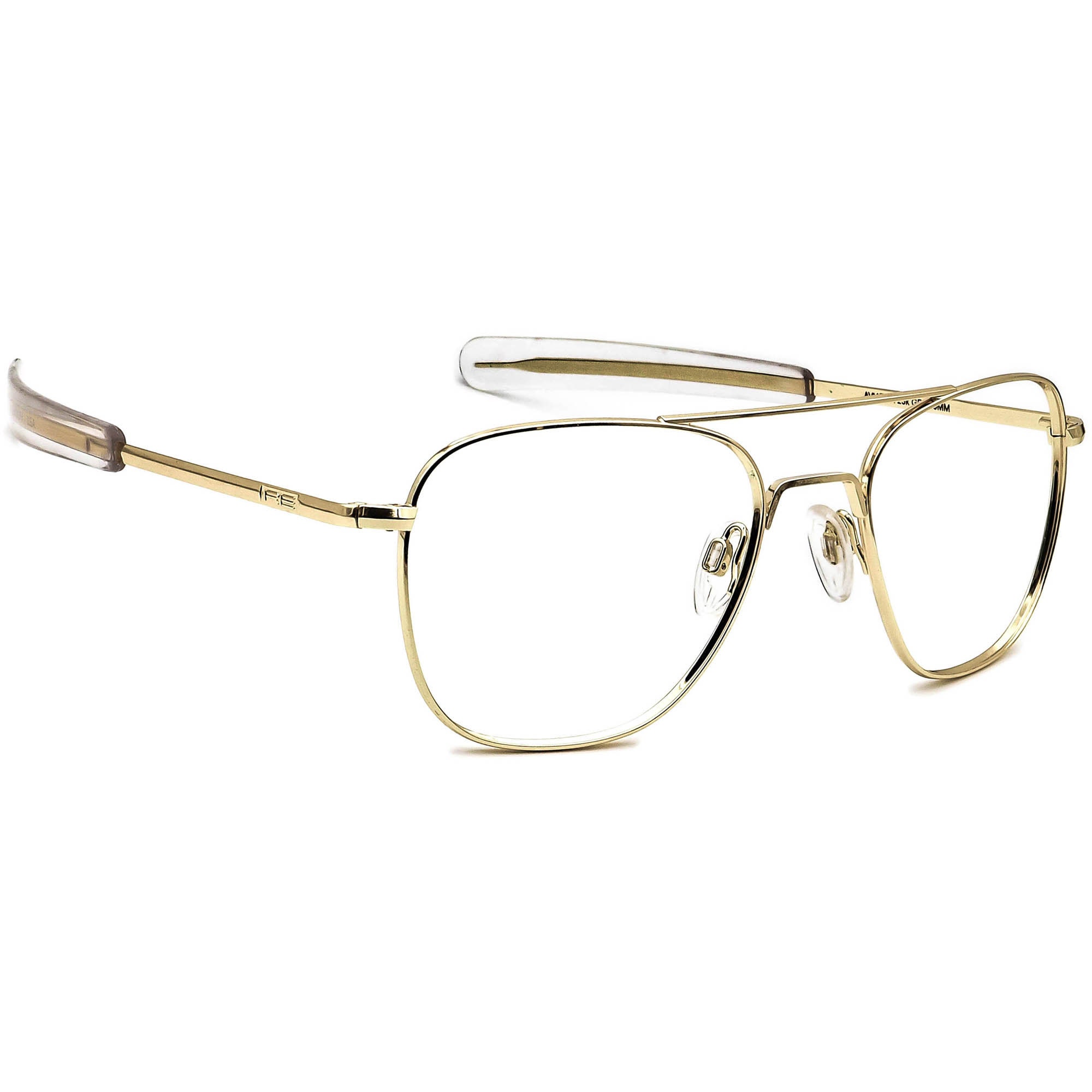 Randolph Engineering Sunglasses Frame Only Aviator 23k GP Gold 