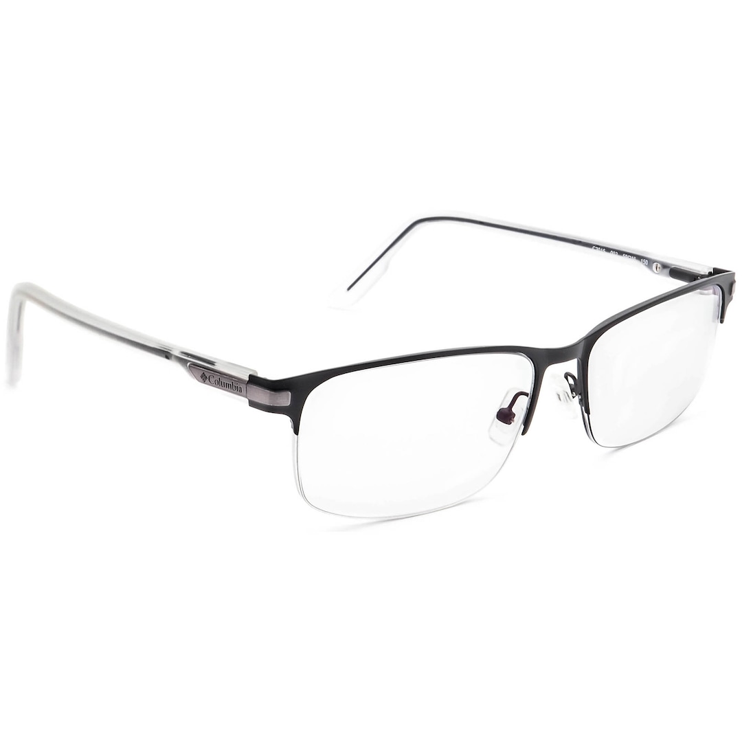 Buy Columbia Men's Eyeglasses C3015 002 Black/clear Half Rim