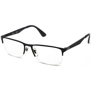 Ray-Ban Men's Eyeglasses RB 6335 2503 Matte Black Half Rim Frame 54[]17 145 image 3
