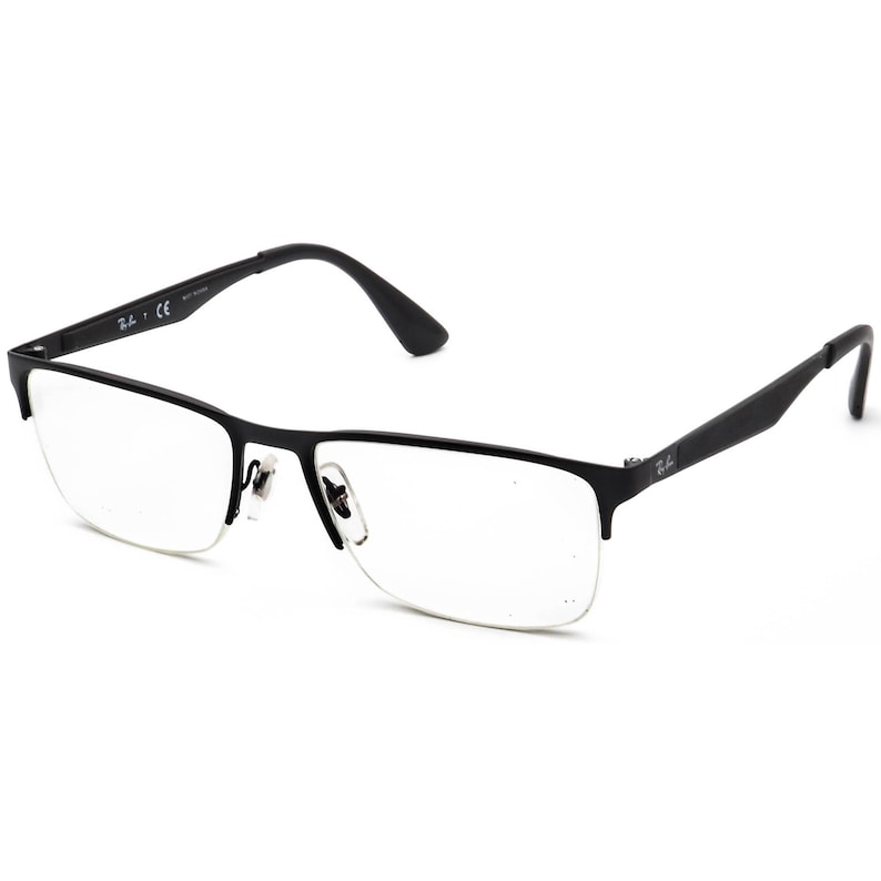 Ray-Ban Men's Eyeglasses RB 6335 2503 Matte Black Half Rim Frame 54[]17 145 image 3