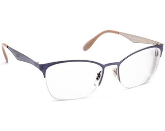 Gafas Ray-Ban RB 6345 2918 Marco de metal violeta pulido de medio borde 52[]17 135