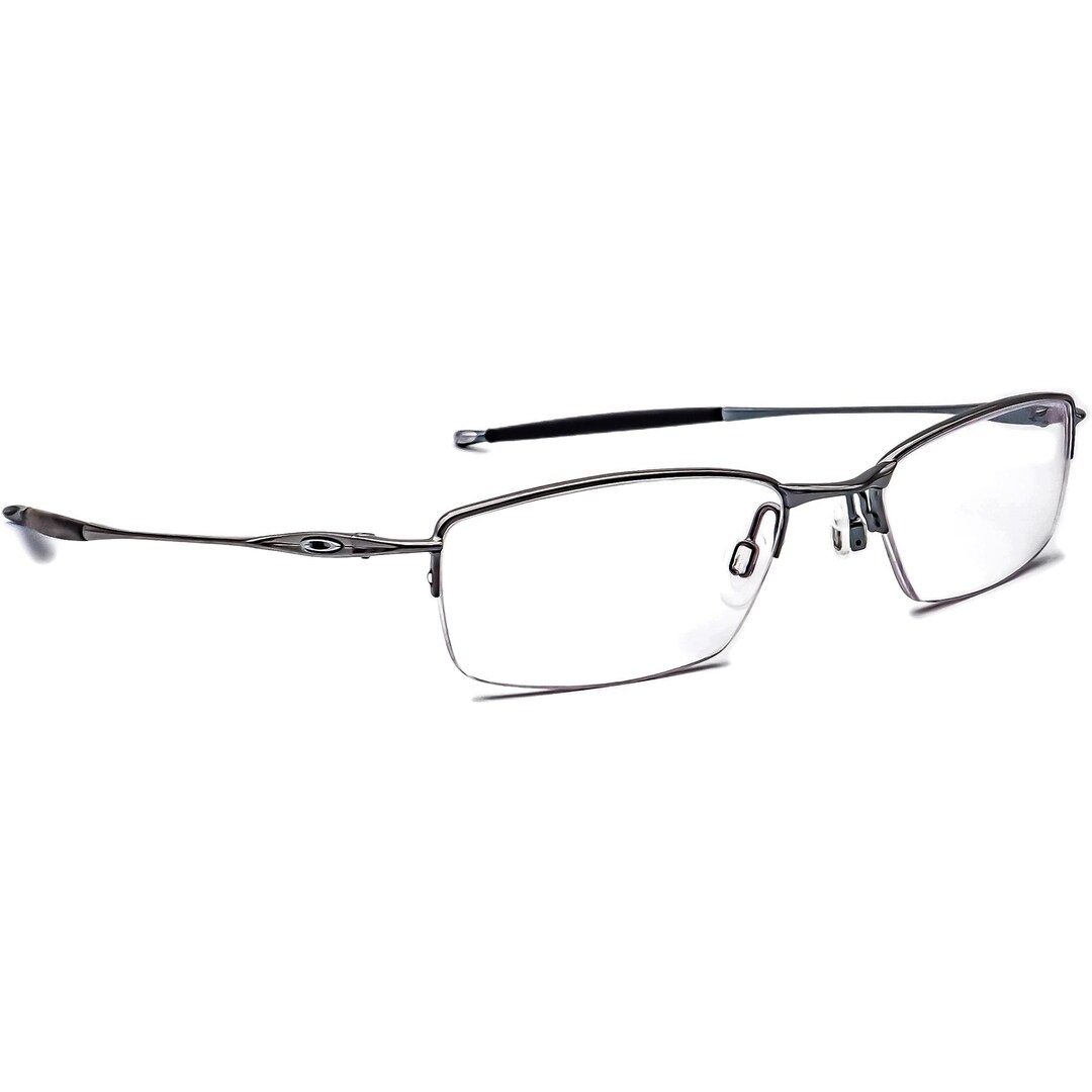Oakley Men's Eyeglasses Jackknife 4.0 Polished Mercury Half Rim Metal ...