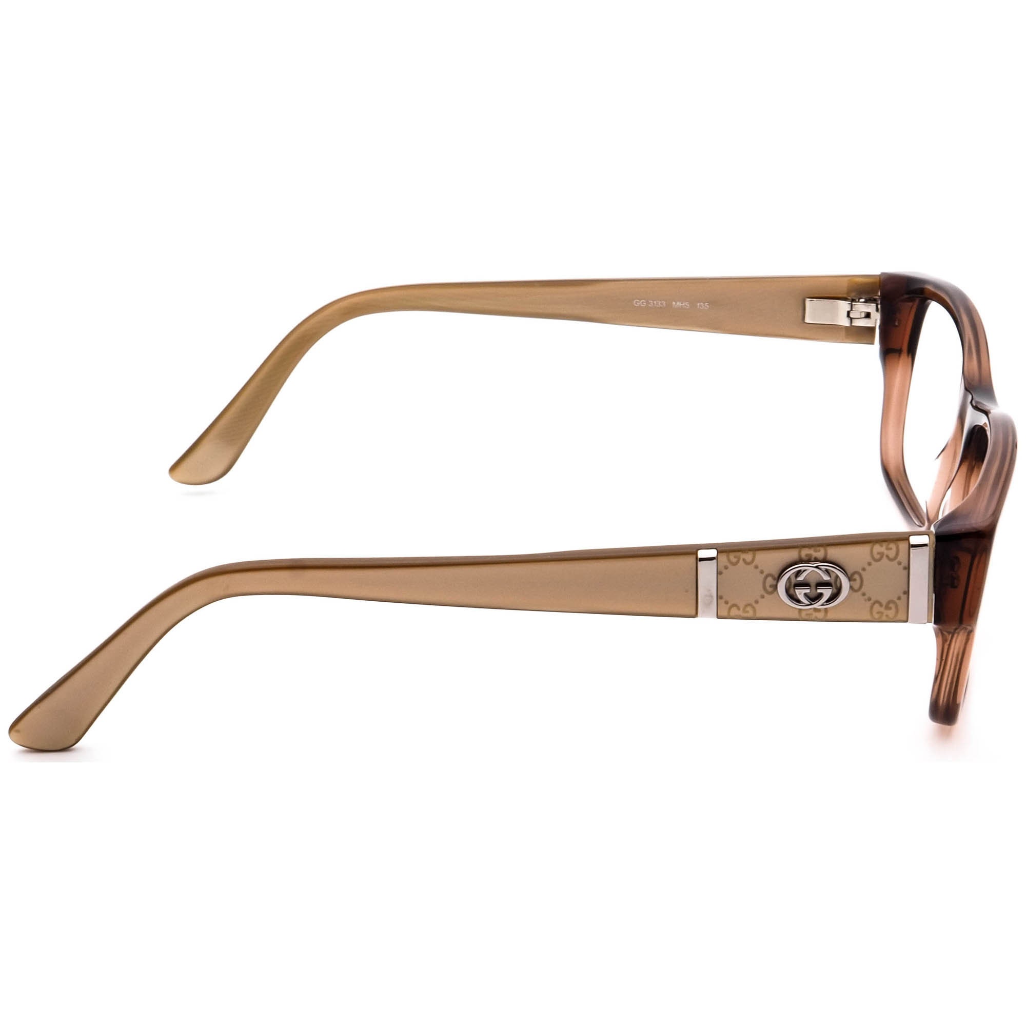 GUCCI(グッチ) メガネ - GG3133 GUCCI グッチ メガネフレーム ブランド 3133-807 ブラック : WOODNET
