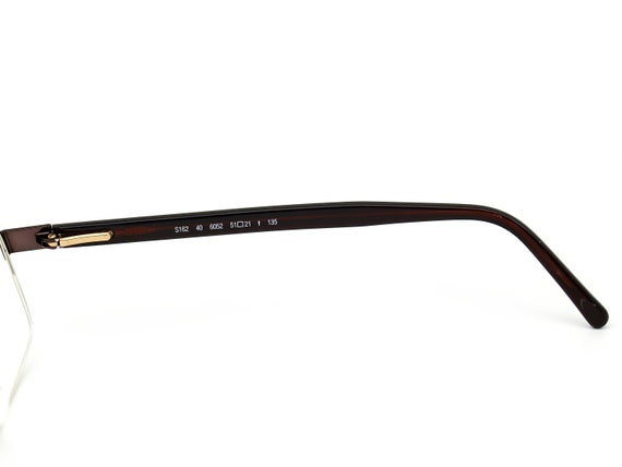 Daniel Swarovski Eyeglasses S162 40 6052 Brown/Bl… - image 10