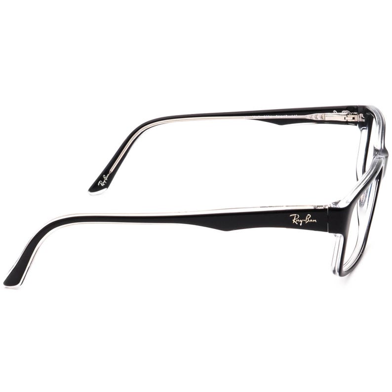 Gafas Ray-Ban RB 5245 2034 Negro Pulido sobre Marco Cuadrado Transparente 54[]17 145 imagen 4