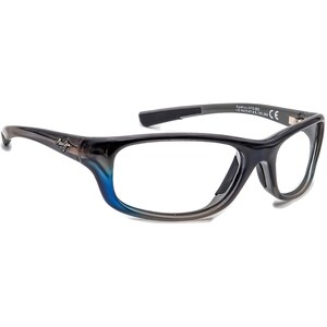 Maui Jim Zonnebril Frame MJ-279-03F Kipahulu STG-BG Grijs & Blauw Wrap Italië 59 mm