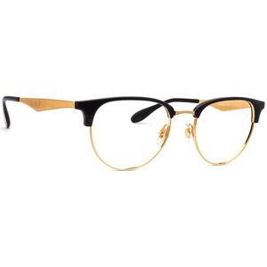Lunettes de vue Ray-Ban RB 6396 5784 Or poli/Noir Monture Phantos 53[]19 145
