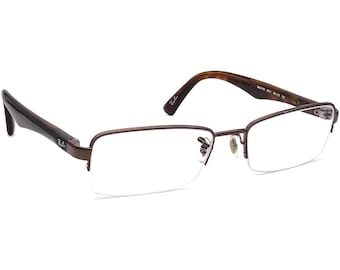 Ray-Ban Eyeglasses RB 6195 2511 Brown/Tortoise Half Rim Frame 53[]18 135