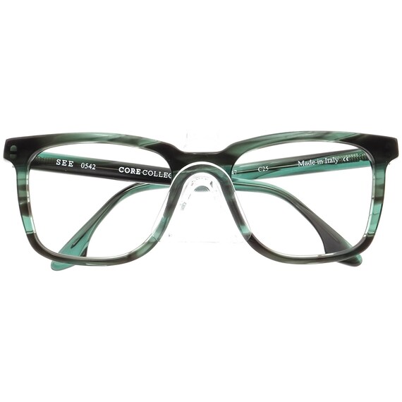 See Eyewear Eyeglasses 0542 C25 Striped Green Squ… - image 6