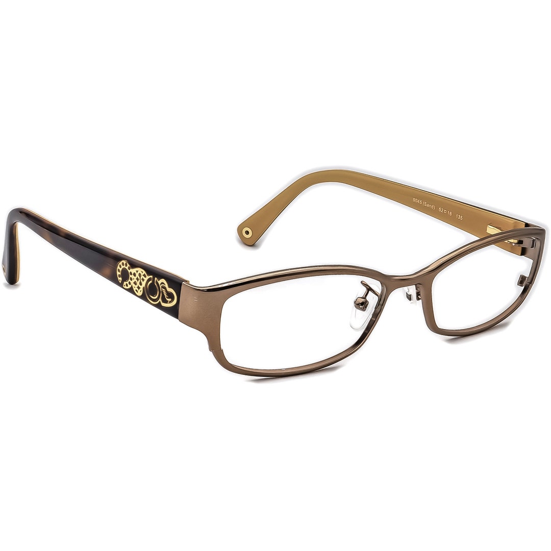 Coach Women's Eyeglasses HC 5007 willow 9045 Sand Bshape Frame 5216