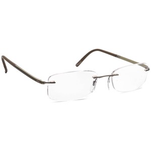 Silhouette Eyeglasses 5479 10 6051 Fusion Collection Grey Matte Rimless Frame Austria 51[]17 135