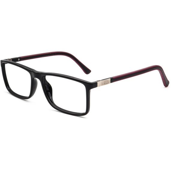 Ray-Ban Eyeglasses Black/Burgundy Rectangular Fra… - image 3