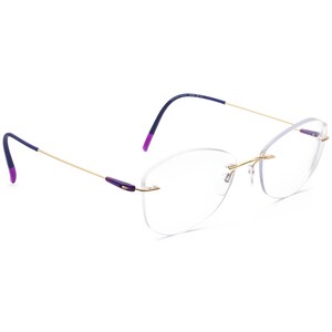 Silhouette Lunettes 5500 70 7530 Titan Gold Rimless Frame Autriche 52[]19 140