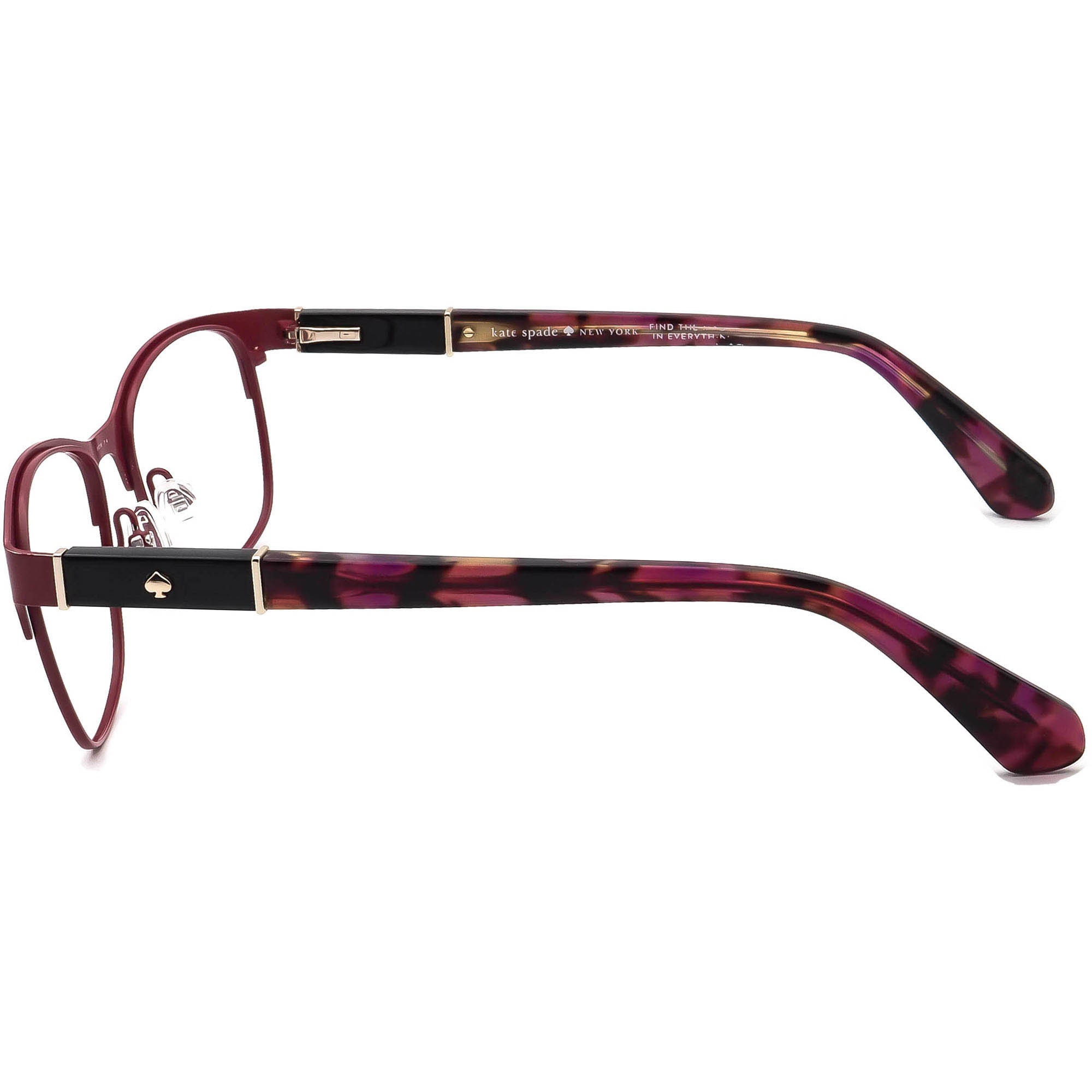 Kate Spade Eyeglasses Benedetta 7BL Dark Pink/purple Tortoise - Etsy