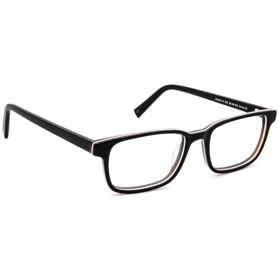 Crane Eyeglasses in Black Matte Eclipse