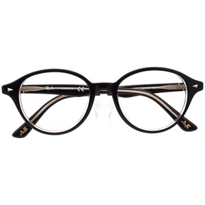 Gafas de vista Ray-Ban RB 5257 2034, montura redonda negra pulida, 49[]18 140 imagen 6