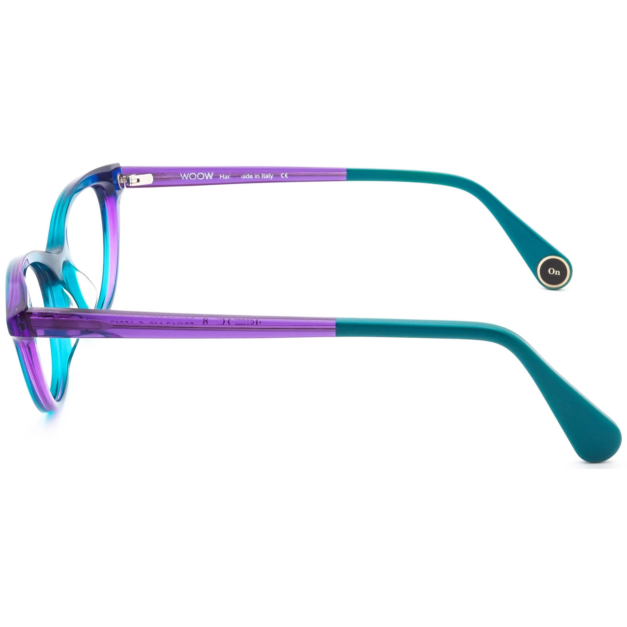 UNIF PURPLE & BLUE OMBRÉ CAT EYE GLASSES Purple Cat-Eye Glasses #4428217 | Zenni Optical main image 2