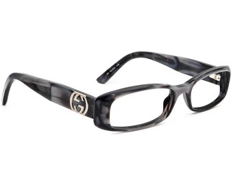 Gucci Eyeglasses GG 2973 SVE Gray Marble Rectangular Frame Italy 50[]16 130