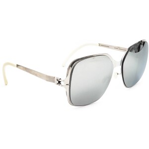Mykita & Bernhard Sunglasses Frame Only Rosi Colf10 Silver Germany 59mm Handmade