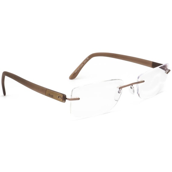 Silhouette Eyeglasses 7608 40 6055 Rimless Frame 5