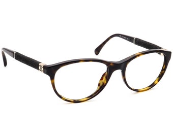 Chanel Eyeglasses 3192 c.714 Dark Tortoise B-Shape Frame Italy 52[]17 135