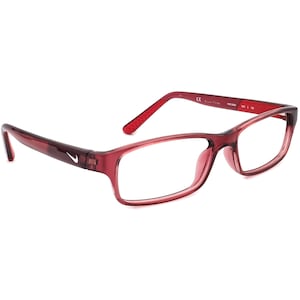 Nike Small Eyeglasses 5534 610 Burgundy Rectangular Frame 48[]14 130